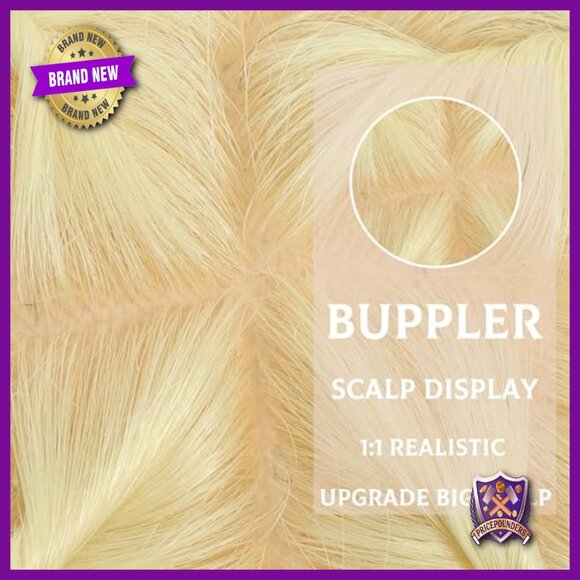 Real Human Hair Topper with Silk Base & Bangs for Thinning Hair main image 4